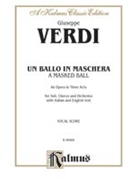 Un Ballo in Maschera by Verdi Giuseppe for Voice