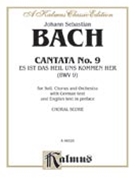 Cantata #009 by Bach Johann Sebastian for SATB