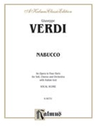 Nabucco by Verdi Giuseppe for Opera Voc