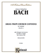 Contralto Arias Volume III (6 Sacred) by Bach Johann Sebastian for Voice