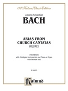 Tenor Arias Volume I (12 Arias) by Bach Johann Sebastian for Voice