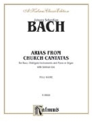 Bass Arias by Bach Johann Sebastian for Voice
