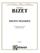 20 Melodies by Bizet Georges for Soprano Vo