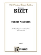 20 Melodies by Bizet Georges for Mez-sop/al