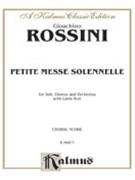 Petite Messe Solenelle by Rossini Gioachino for SATB