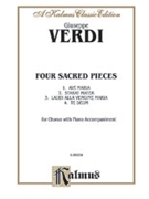 4 Sacred Pieces by Verdi Giuseppe for SATB