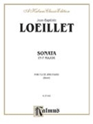 Sonata In F Major by Loeillet Jean-Baptiste - Beon - for Flute and Piano