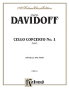Cello Concerto #1 Opus 5 by Davidoff Charles for Cello and Piano