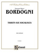 36 Vocalises For Soprano by Bordogni Marco for High Voice