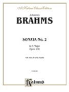 Sonata #2 Opus 100 In A Major by Brahms Johannes for Violin and Piano