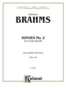 Sonata No. 2 in A-Flat Major Op. 120 by Brahms Johannes for Clarinet Solo