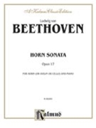 Horn Sonata Opus 17 by Beethoven Ludwig van for French Horn Method