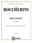 First Quintet in D Major for Two Violins Viola Cello and Guita by Boccherini Luigi for Guitar