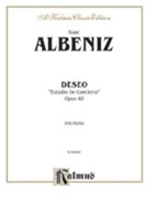 Deseo Opus 40 by Albeniz Isaac for Piano