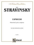 Capriccio For 2 Pianos 4 Hands by Stravinsky Igor for 2 Piano 4 Hands