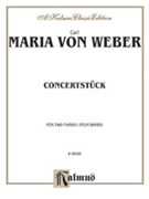 Concertstuck Opus 79 by Weber for 2 Piano 4 Hands