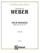 4 Sonatas by Weber for Piano
