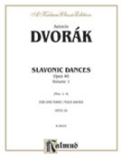 Slavonic Dances Opus 46 Volume 1 by Dvorak Antonin for 1 Piano 4 Hands
