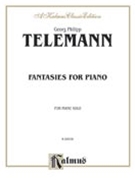 Fantasies For Piano by Telemann Georg Philipp for Piano