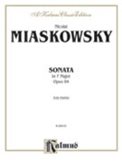 Sonata in F Major Op. 84 by Miaskovsky Nikolai for Piano