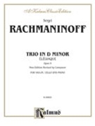 Trio Elegiaque Op. 9 by Rachmaninoff Sergei for Chamber Tr