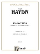 Trios for Violin Cello and Piano Volume I (Nos. 1-6) by Haydn Joseph for Piano Trio