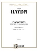 Trios for Violin Cello and Piano Volume II (Nos. 7-12) by Haydn Joseph for Chamber Tr