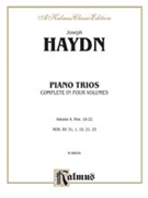 Trios for Violin Cello and Piano Volume IV (Nos. 18-22) by Haydn Joseph for Violin vc pn