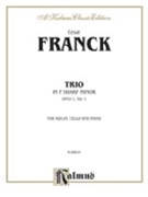 Trio In F Sharp Minor Opus 1 #1 by Franck Cesar for Piano Trio