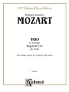 Trio in E-Flat K. 498 by Mozart Wolfgang Amadeus for Chamber Tr