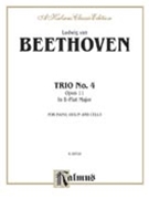 Trio #4 Opus 11 In B-flat Major by Beethoven Ludwig van for Piano Trio (Op 11)