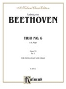 Piano Trio No. 6 - Op. 70 No. 2 by Beethoven Ludwig van for Chamber Tr