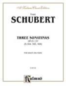3 Sonatinas Opus 137 by Schubert Franz for Violin and Piano