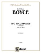 Two Voluntaries by Boyce William for Organ
