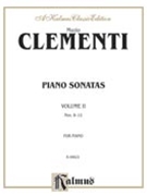 Sonatas Volume 2 #8-12 by Clementi Muzio for Piano