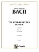 Well-Tempered Clavier I by Bach Johann Sebastian - Czerny - for Piano