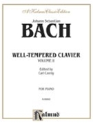 Well-Tempered Clavier II by Bach Johann Sebastian - Czerny - for Piano