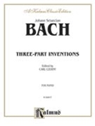 Three-Part Inventions by Bach Johann Sebastian for Piano