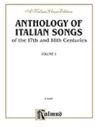 Anthology Of Italian Song-17th/18th Cent by for Vocal Collection (Vol 1)