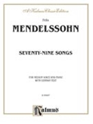 79 Songs by Mendelssohn Felix for Medium Voice