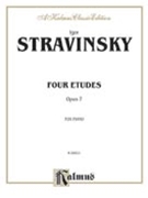 Etudes Opus 7 by Stravinsky Igor for Piano