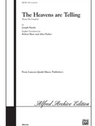 Heavens Are Telling by Haydn Joseph - Parker and Shaw - for SATB
