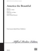 America the Beautiful by Ward Samuel A - Bennett Robert Russell - for Choir
