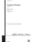 Cantate Domino (Psalm 96) by Hassler Hans Leo - Neuen Donald - for SATB