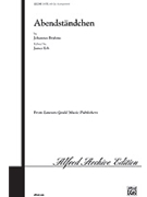 Abendstandchen (Evening Serenade) by Brahms Johannes - Erb James - for SAATBB