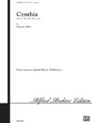 Cynthia From The Way They Are by Adler Samuel for SATB a cappella