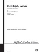 Hallelujah Amen by Handel George Frideric - Neuen Donald - for SATB