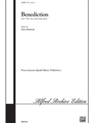 Benediction by Brubeck Dave for SATB a cappella