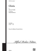 Gloria by Vivaldi Antonio Lucio - Robinson Russell L - for SAB and Piano