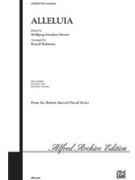 Alleluia by Mozart Wolfgang Amadeus - Robinson Russell L - for SATB